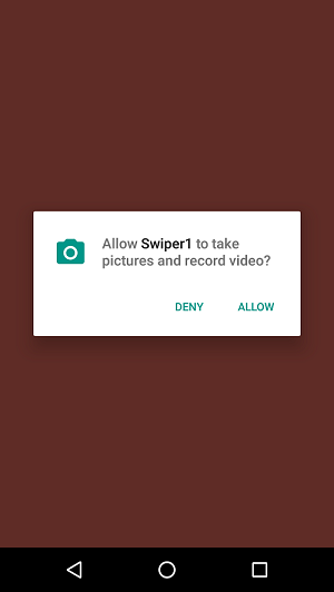 Camera Permission